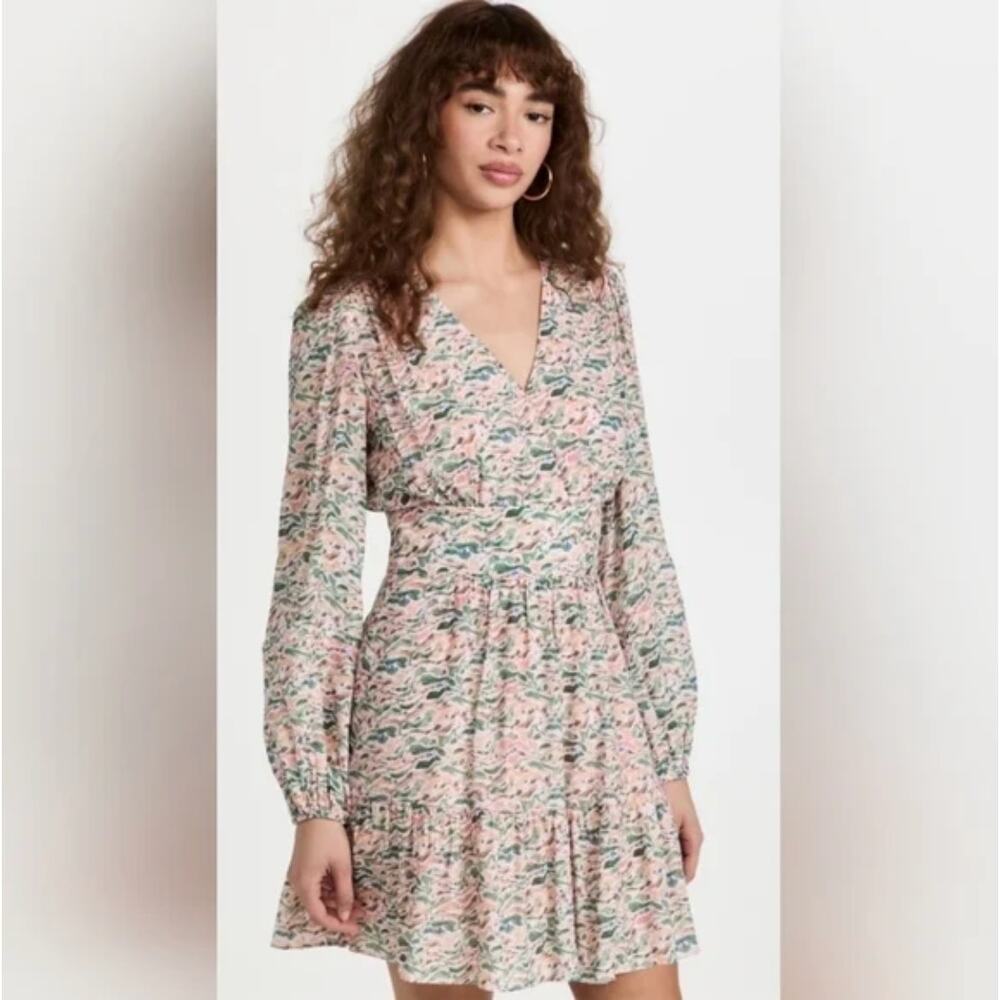 Scotch & Soda Summer Edition Mini Dress Size L Artsy Flowy Boho Coquette Fairy